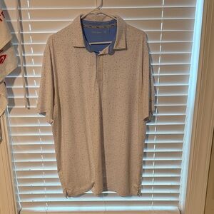 Men's Walter Hagen White Speckled Polo Shirt